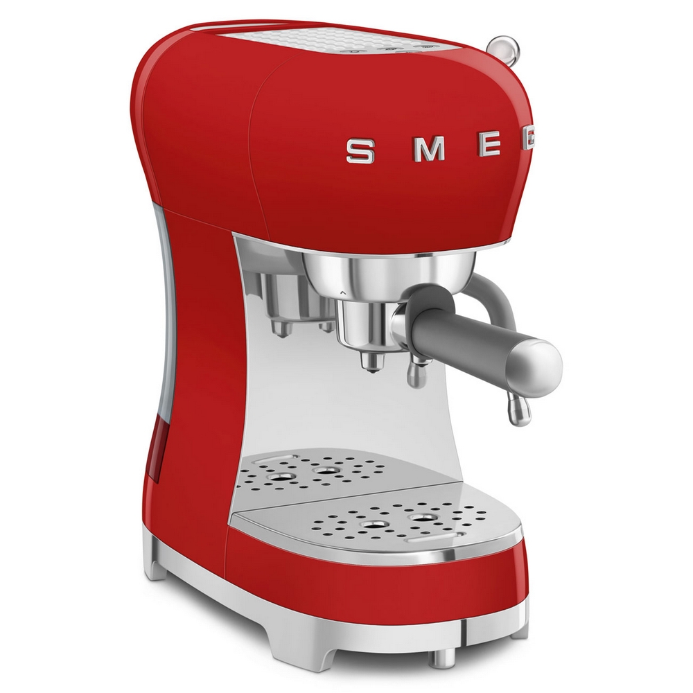 Smeg 50’s Style Espresso Coffee Machine I Red I ECF02RDUK Smeg 50’s Style Espresso Coffee Machine I Red I ECF02RDUK
