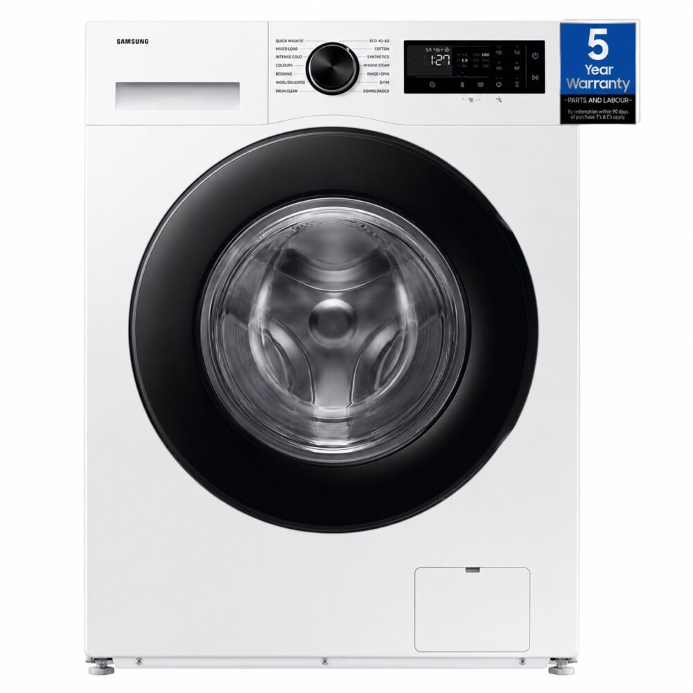 Samsung Series 5 9kg ecobubble™ Washing Machine I White I WW90CGC04DAEEU Samsung Series 5 9kg ecobubble™ Washing Machine I White I WW90CGC04DAEEU