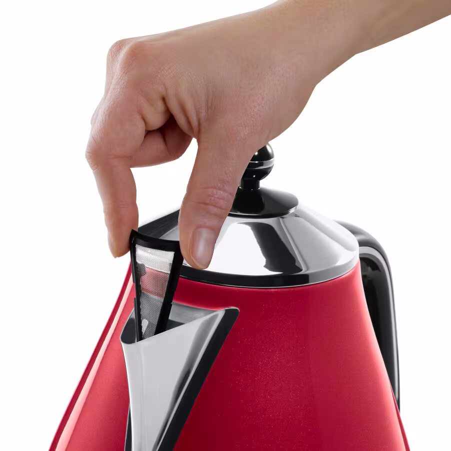 DeLonghi Icona Micalite Kettle I Red I KBOM3001.R DeLonghi Icona Micalite Kettle I Red I KBOM3001.R