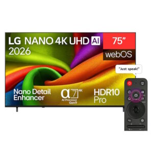 LG NANO 4K AI NU85 Smart TV I 50″ I 50NU850B6LA.AEI